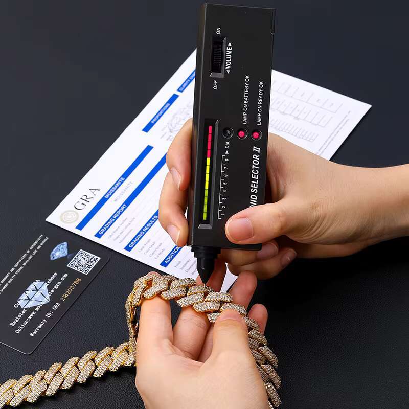 Luxury 20mm 3 Row VVS Moissanite Cuban Chain Hip Hop Rapper Gift Wholesale 925 Sterling Silver Iced Out Cuban Necklace for Men