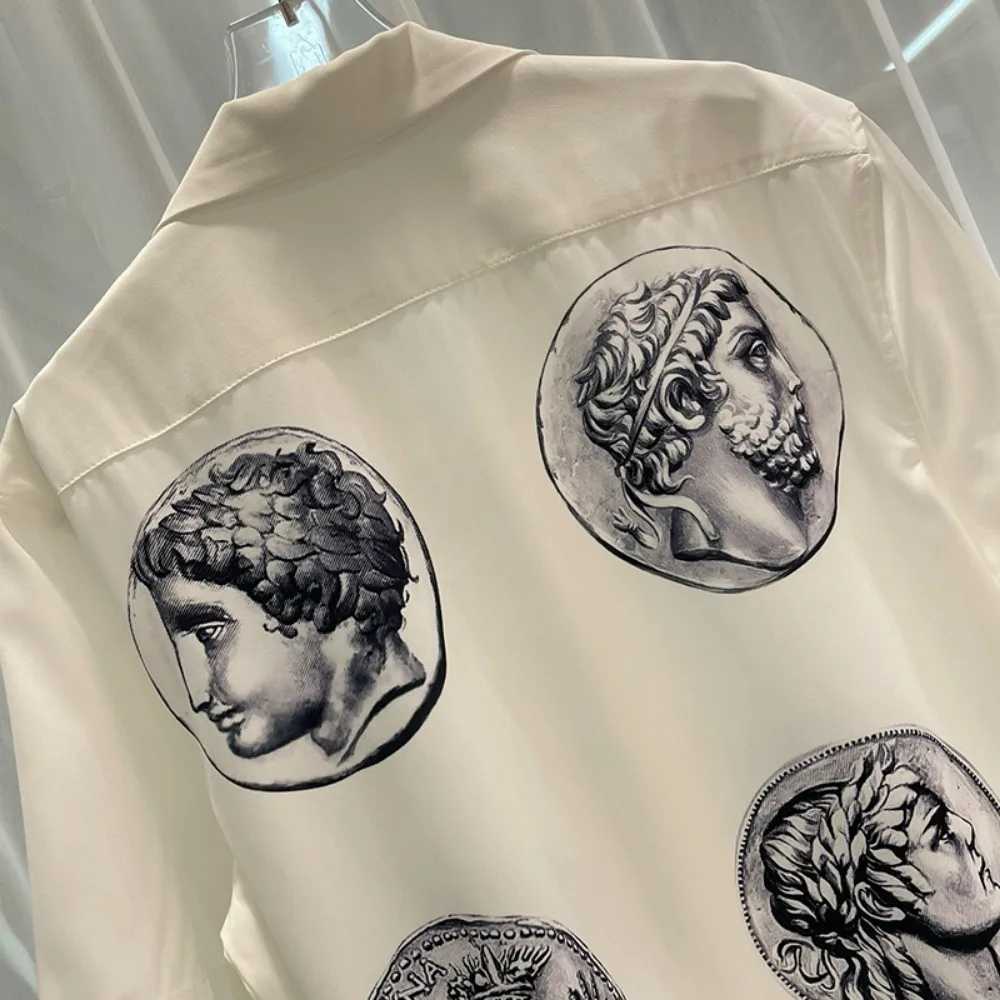 2024 Spring/Summer New Casual Fashion Youth Travel Fashion Digital Printing Mens Short sleeved Shirt X250410