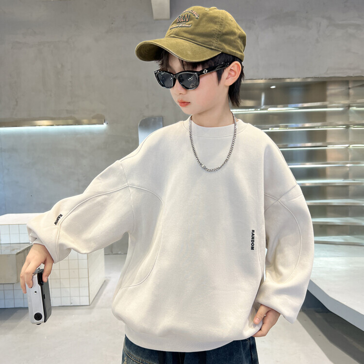 GS- Ddmyshoesvip Boys Hoodie New Item Mid Size Boys And Autumn Styles Handsome Loose Top Trendy Children S Clothing Spring