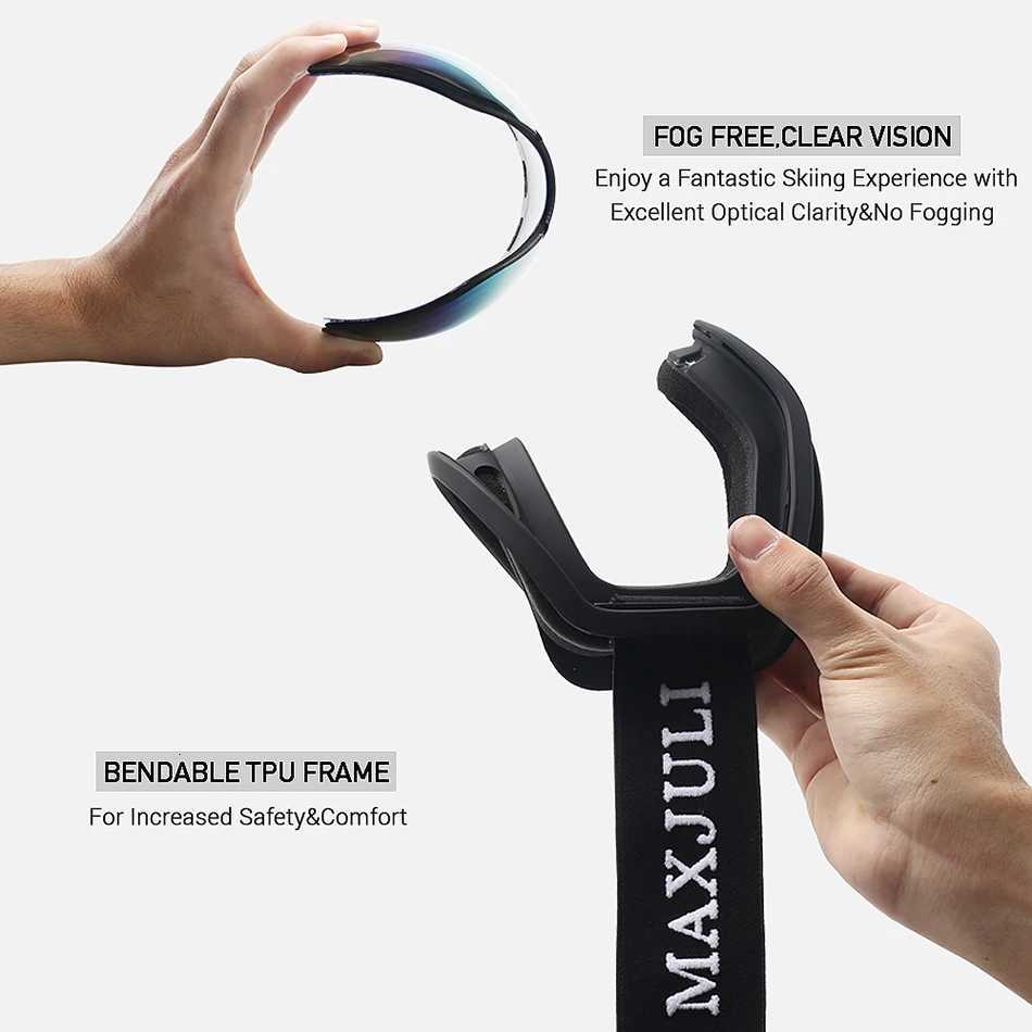 Ski GogglesWinter Snow Sports with Anti-fog Double Lens ski mask glasses skiing men women snow goggles M3 K251110