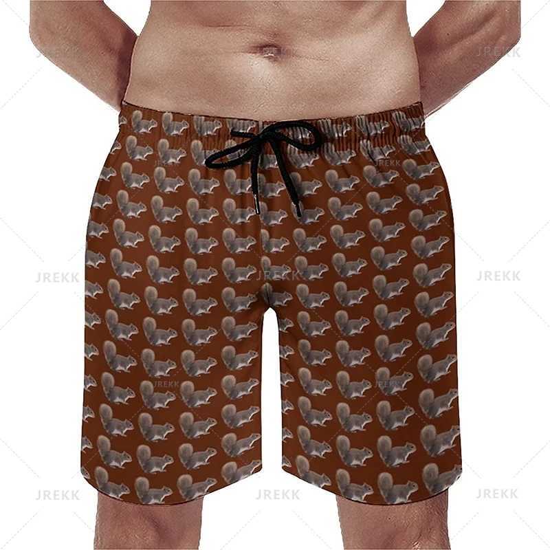 Summer Kawaii 3D Cute Animal Printed Beach Shorts for Women Fun Street Clothing Board Shorts for Men Cute Style Graphic Swimming RodW250410