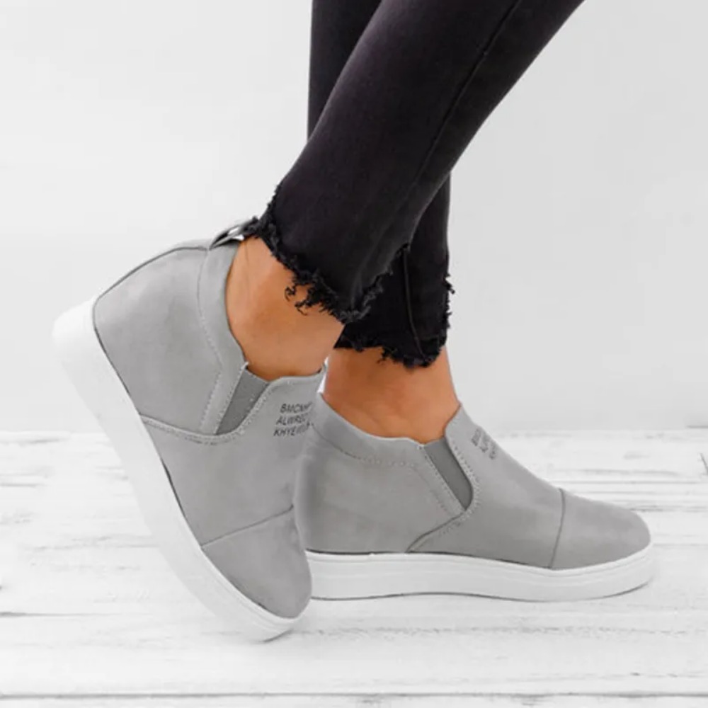 Fashionable Ladys Elevating High Heels Stylish & Practical Spring Seasonal Ankle Booties with Stretchy Straps