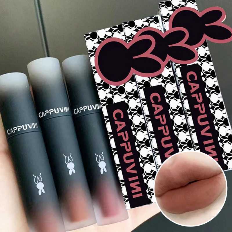 Reverse Macaron Lip Mud Lip glaze Matte mist Velvet White Lip Gloss Student Affordable lipstickT251110