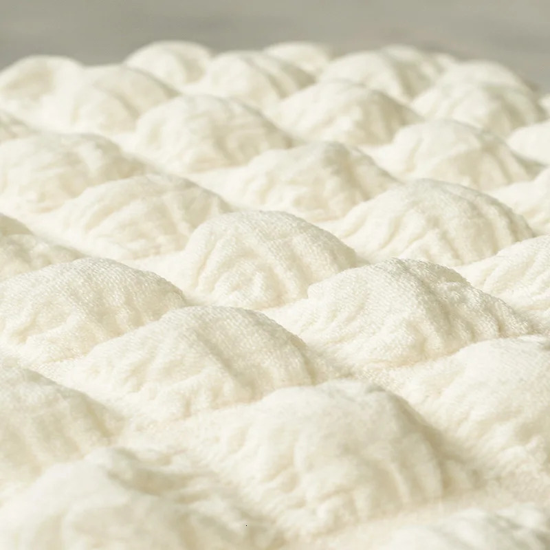 Travel Organizer Portable Zipper Soft Makeup Pouch for Lady Boho Reusable Bubble Cloth Capacity Cosmetic Bag 251110