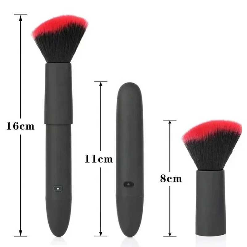 Electric Makeup Brush Foundation Make-Up Mixed Brush Massage Vibration Powder Blusher Facial Makeup Tools Makeup Brush L251110