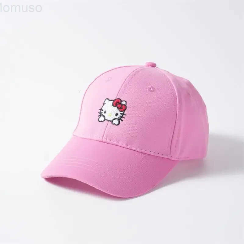 Sanrio Baseball Cap Cute Breathable Hello Kitty Kuromi Embroidered Childrens Baseball Cap Boys and Girls Outdoor Sports Hat H251110
