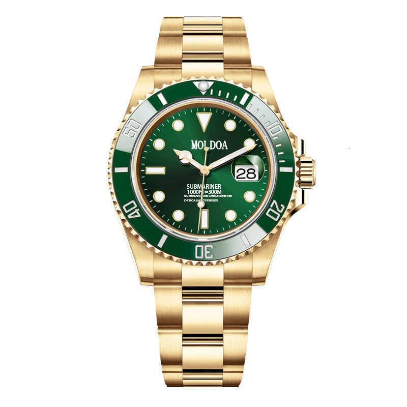 Best-selling cross-border genuine green water ghost series men's watch. Live-streaming fully automatic movement watchW251104
