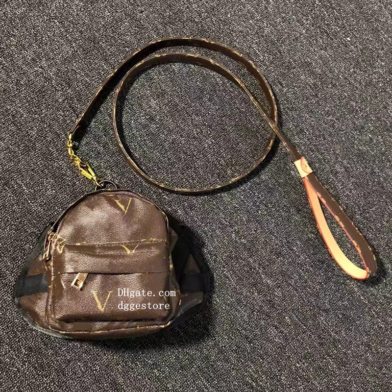 Designer Dogs Backpack Saddle Bag Outdoor Adjustable Puppy Handbag Purse Pet Valise for Small Dogs Travel Schnauzer Shiba Lnu French Bulldog Fashion Dog Supply K22