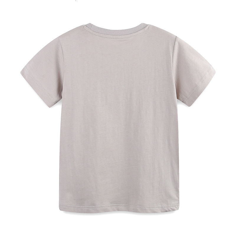 GS- Ddmyshoesvip Short Sleeved Summer New Product Boys T Shirt Small And Medium Sized Round Neck Printed Children S Top