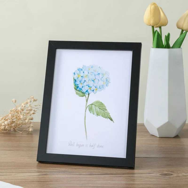 Photo Simple Stylish 1015CM Black ic Style Wall Mounted Decorate For Friends Family Picture Frame Display Home Decor L251110 H260306