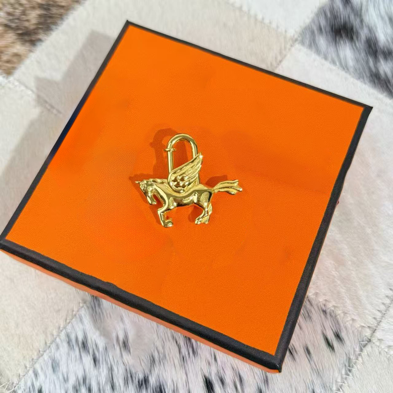 keychains lanyards pegasus lock animal lock pendant new pegasus bag pendant highend charm necklace lock accessories