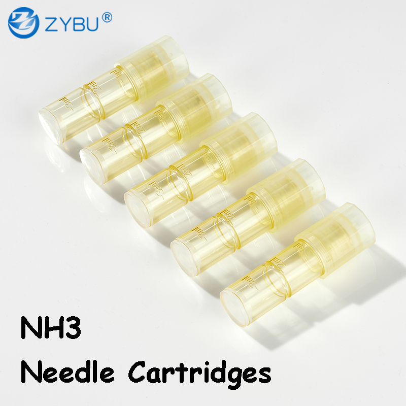 20PCS NH3 Cartridge Needles Individual Package Disposable Sterile Transparent 12 Pin Nano Round Silicon For Dermapen UM7 UM8 M10 M20 MTS Tools Micro N