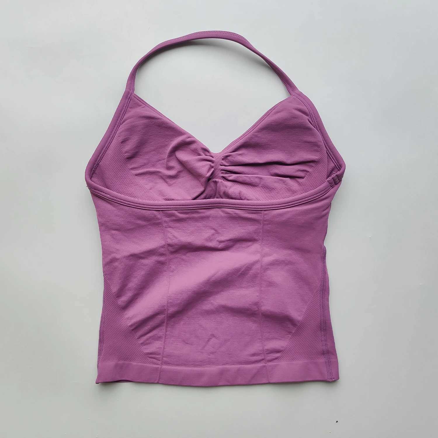 Impact Longline Strappy Gym Tops Backless Gym Clothes Womens Scrunch Exercise Top Open Back Bra Running Yoga Vest TopXJ250410