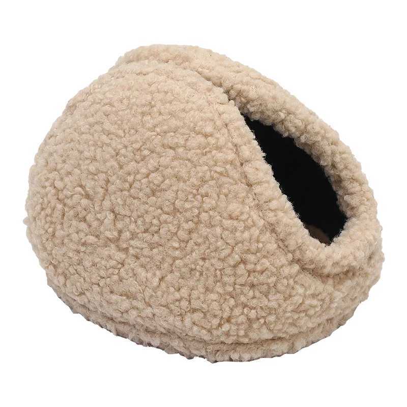 Lamb Wool Teddy Fleece Ear Muffs for Men Women Winter Warm Thick Plush Ear Cover Windproof Cold Protection W251110