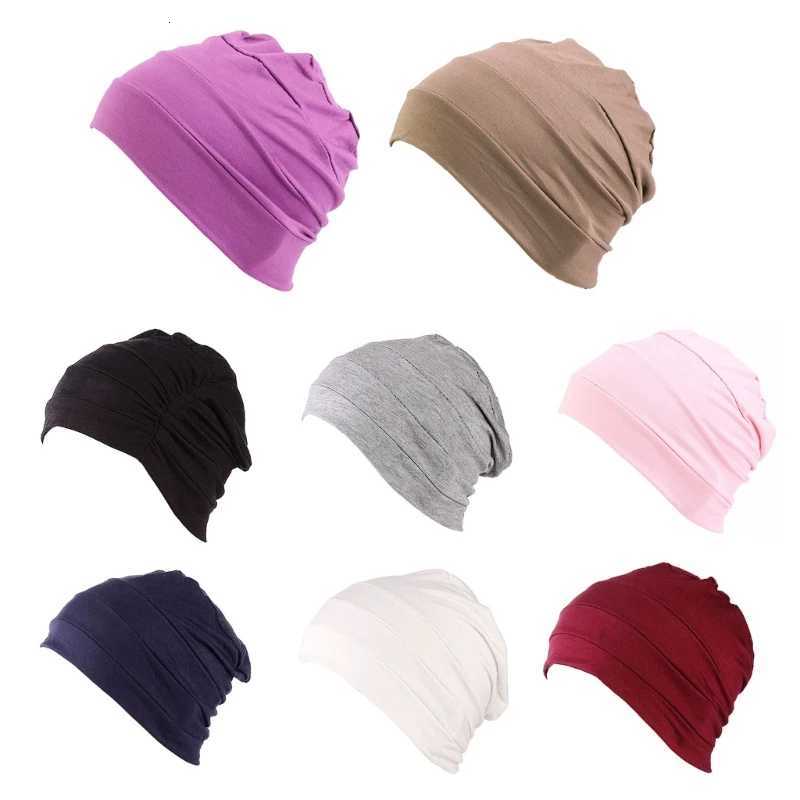 Comfy Chemo Cap Skullies Beanie Chemo Hats For Women Cancer Headwear Cap Under Hat Casual Headwear for Head wrapXJ251110