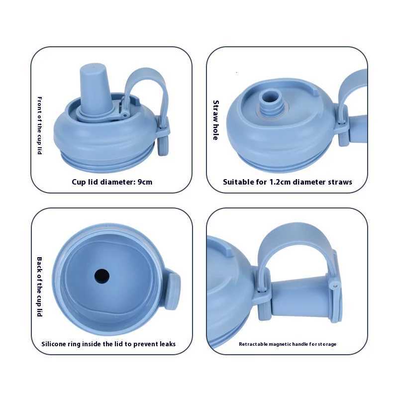 Fashionable cup New 710ml Stainless Steel Water Cup Straw Cup Large Hole Suction Pearl Water Cup Portable Handle Insated Water Cup Y251110