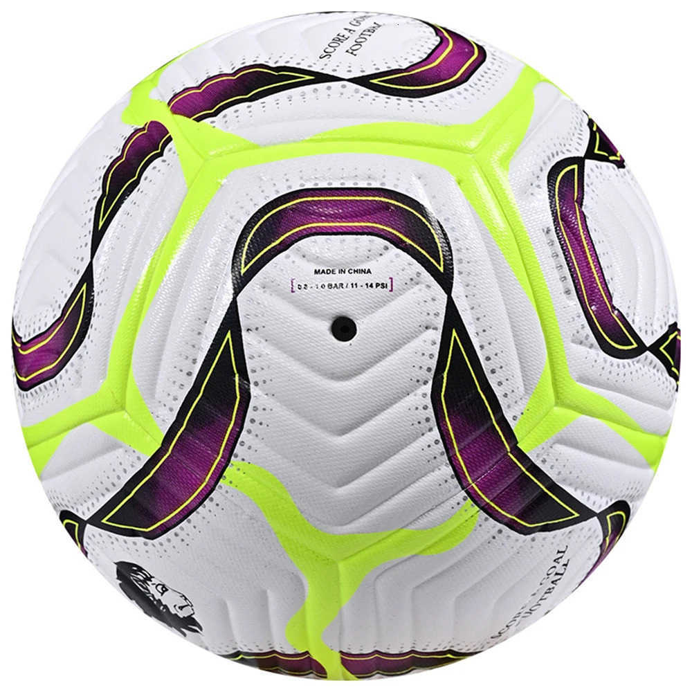 Top Quality White Size 5 Soccer Balls PU Material Standard Outdoor Official Match Game Training Footballs 250409