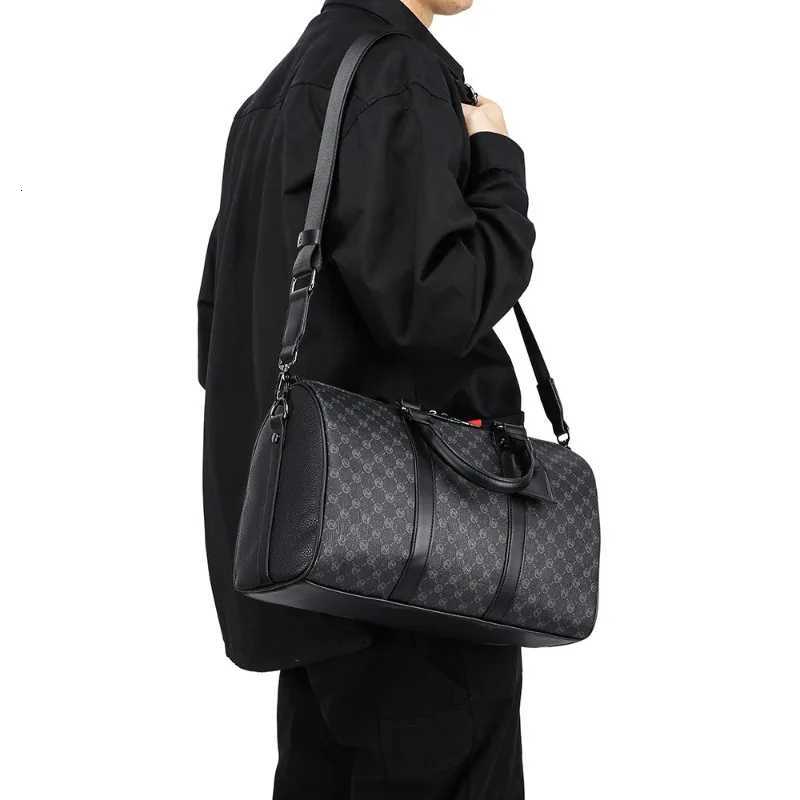 Luxury Mens Crossbody Bag Large Capacity Pillow Handbag Men Crossbody Bags Fashion Plaid Printed Shoulder Bag Male Handbags K251110