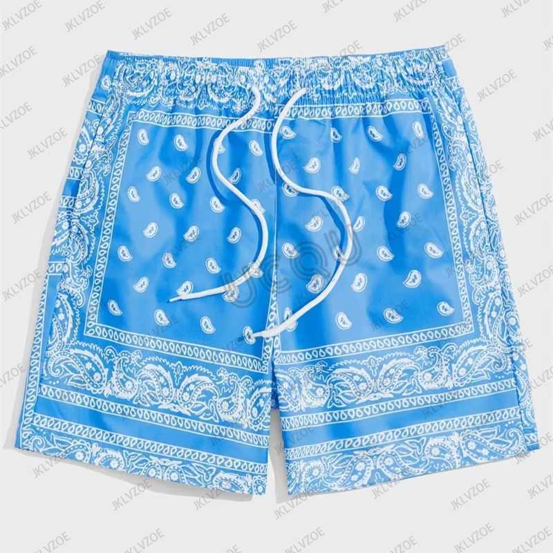 Classic Perris Pattern Beach Shorts for Men Retro Printed Drawstring Board Shorts Casual Hawaiian Children/Adults Swimming Luggage X250410