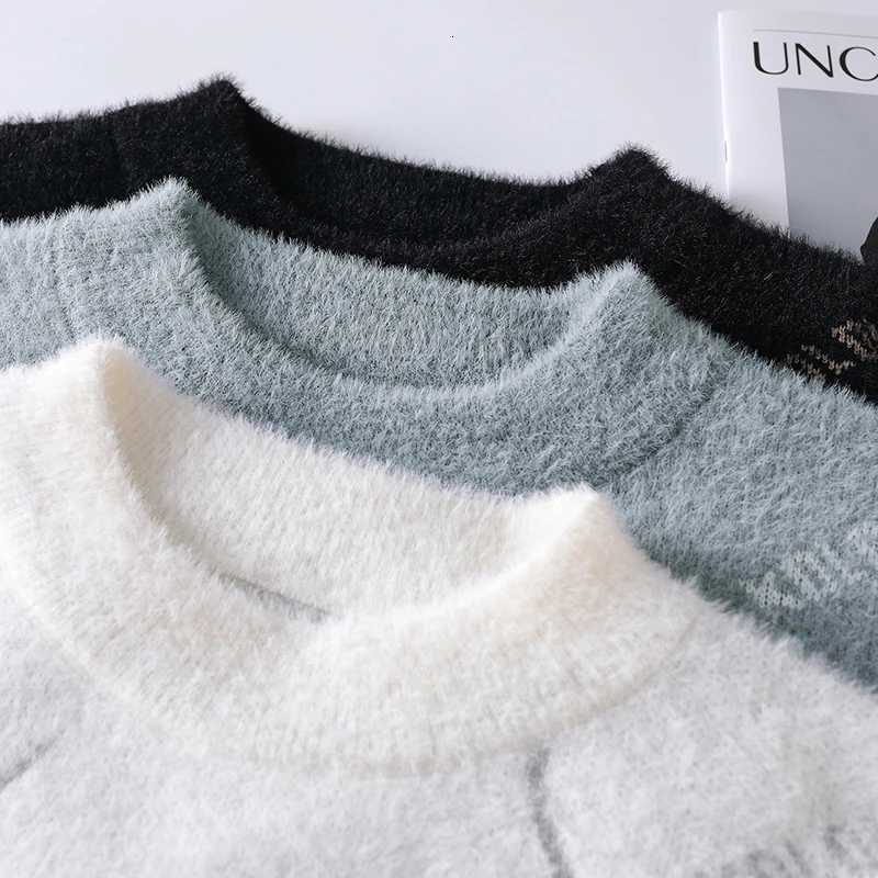 Fashion Mens Branded High-quality Fashionable Sweaters/ Autumn Winter Casual Cashmere Knitted Pullovers/ Warm Round Neck Base Shirts Y251110