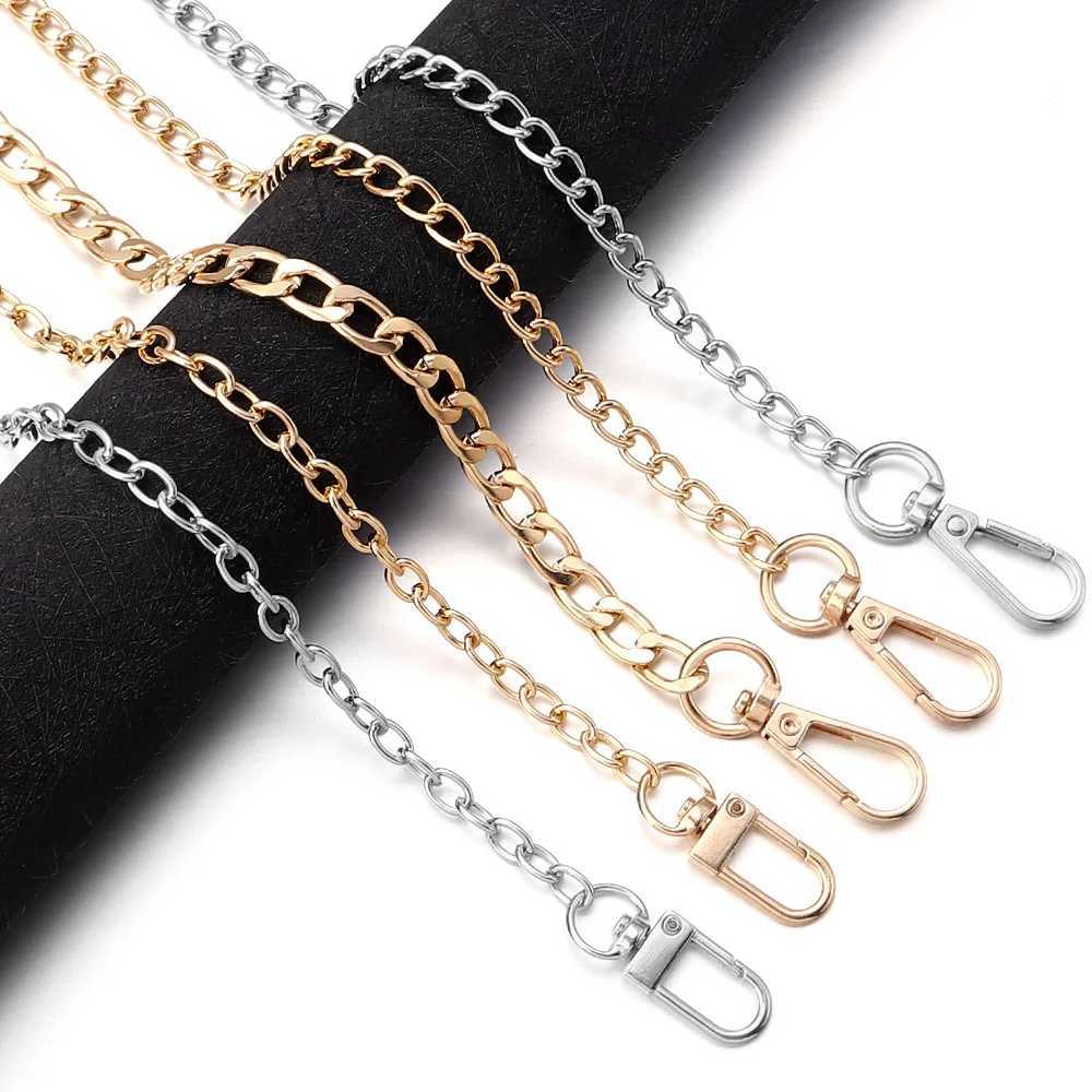 20-120cm Golden Silvery Chain Metal Chain Handle Replacement Chain For Jewelry Making Findings Bag Chain Strap Accessories X250410