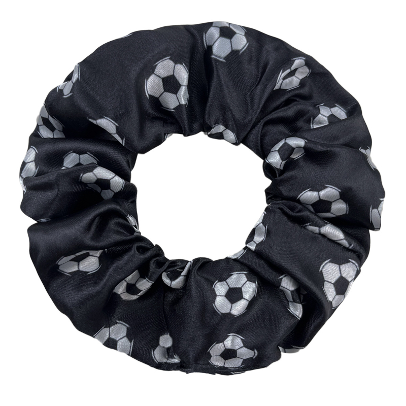Scrunchy Hairbands Large Intestine Scrunchie Ponytail Rope Vintage Volleyball Tennis Basketball Soccer Softball Printed Hair Ring Accesorios M1134
