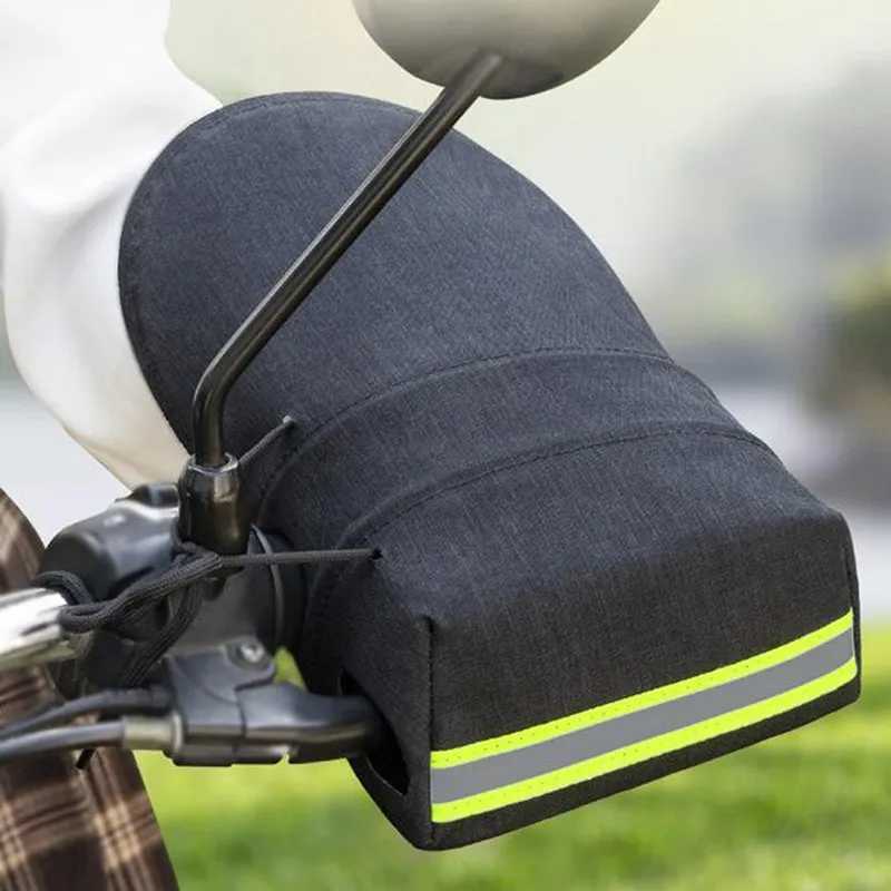 Thermal Insulated Handlebar Gloves For E Bike Motorcycle All Weather Protection Windproof Rainproof Riding Accessories S25118