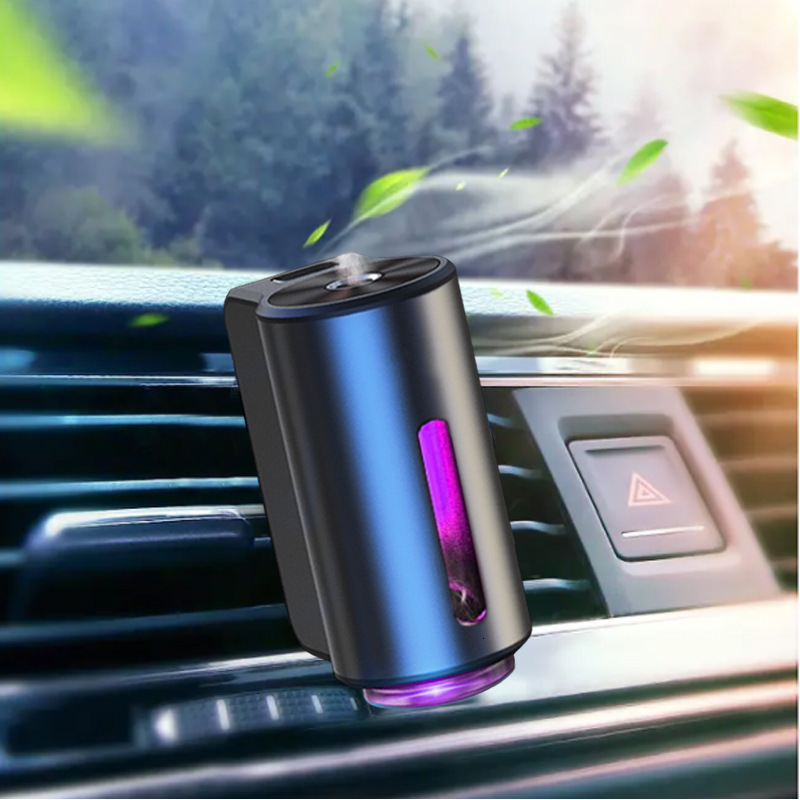 Smart Car Air Freshener Diffuser Three Adjustable Modes Intelligent Car Aroma Diffuser with 3pcs Essential Oil 250214