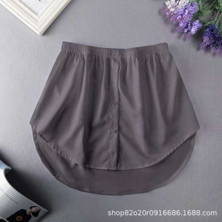 Versatile Sweatshirt Inner Layer Casual Base Half Women's Short Fake Hem Skirt