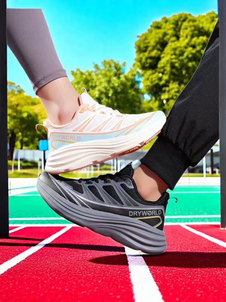 Men's running 2025 new autumn breathable sports men's thick-soled lightweight shock-absorbing leisure travel shoes