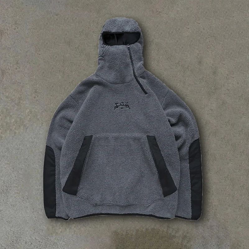 Hooded Fleece Jacket Thick Warm Top Hoodie Loose Sweatshirt Autumn Winter Collection for Comfortable Casual Wear 251107
