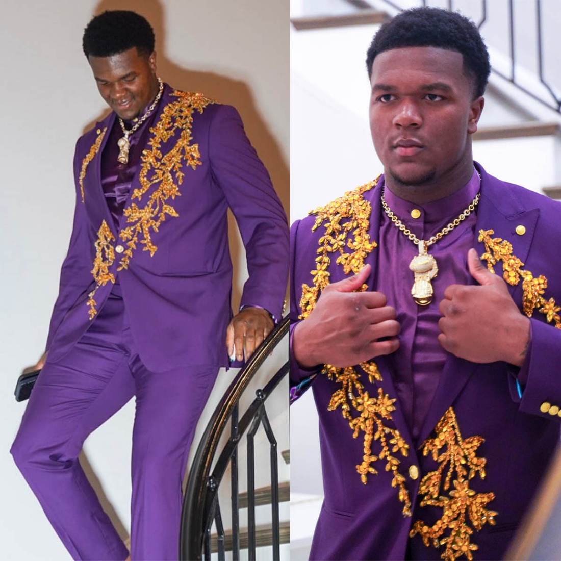 Sparkly Groom Wear Crystal Beading 2 Pieces Peaked Lapel Mens Wedding Coat Formal Business Banquet Outfits Customized