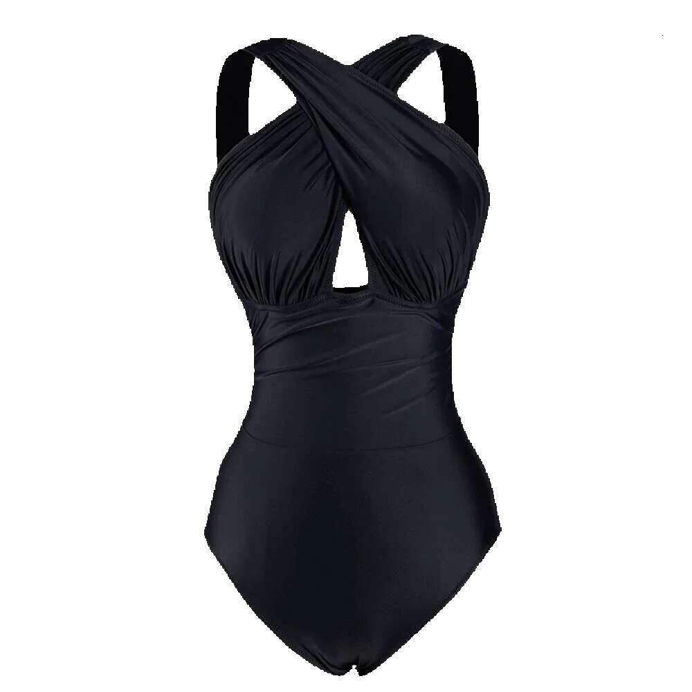 CPUTAN - One piece swimsuit, vintage, pleated, plus size, sturdy, sexy, two-piece set, women's, beachwear, 2024