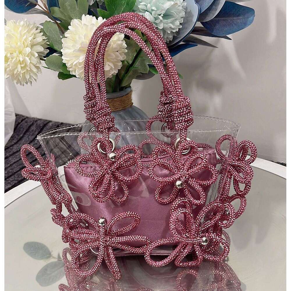 25 women's bags, bright with dias, French fairy super sparkg rhie wer bucket bag, vegetable basket handbag, 2025 new casual versatile fashion clo
