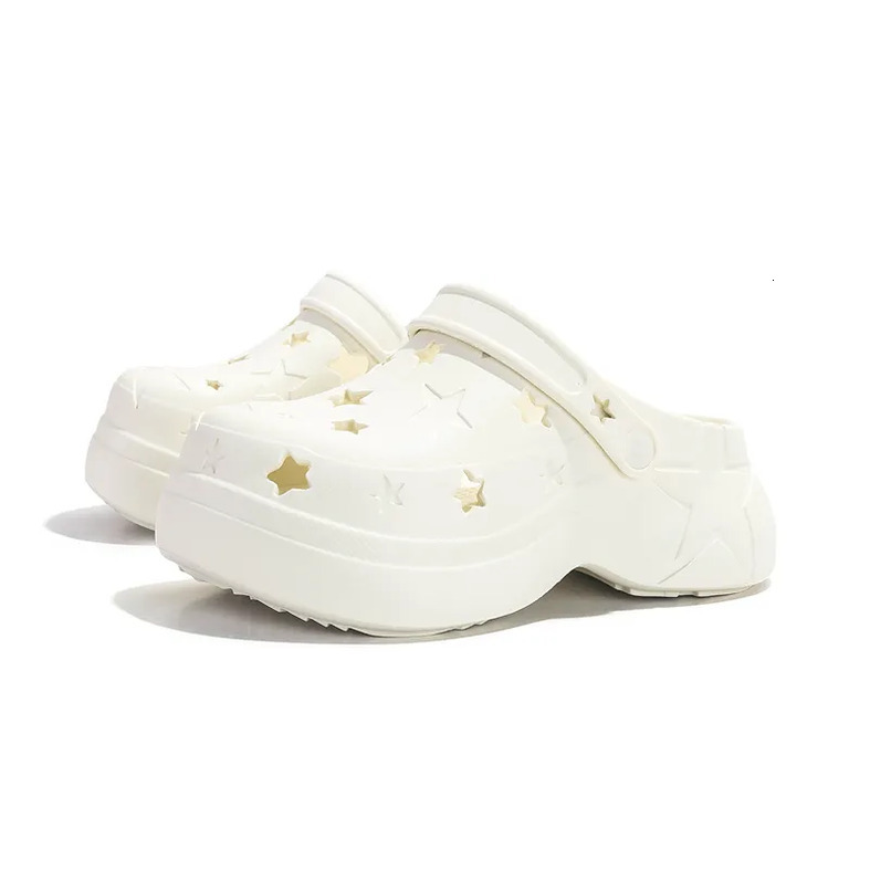 2025 Jifffly Unisex Summer New Star Holes Thick Bottom Lifting Headband Outdoor Sandals