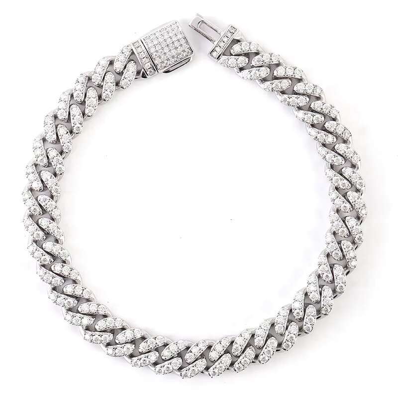 High Quality Cuban Chain 12.5MM Width Luxury Necklace for Men Moissanite 10k Gold Heavy Cuban Link Chain Factory Price