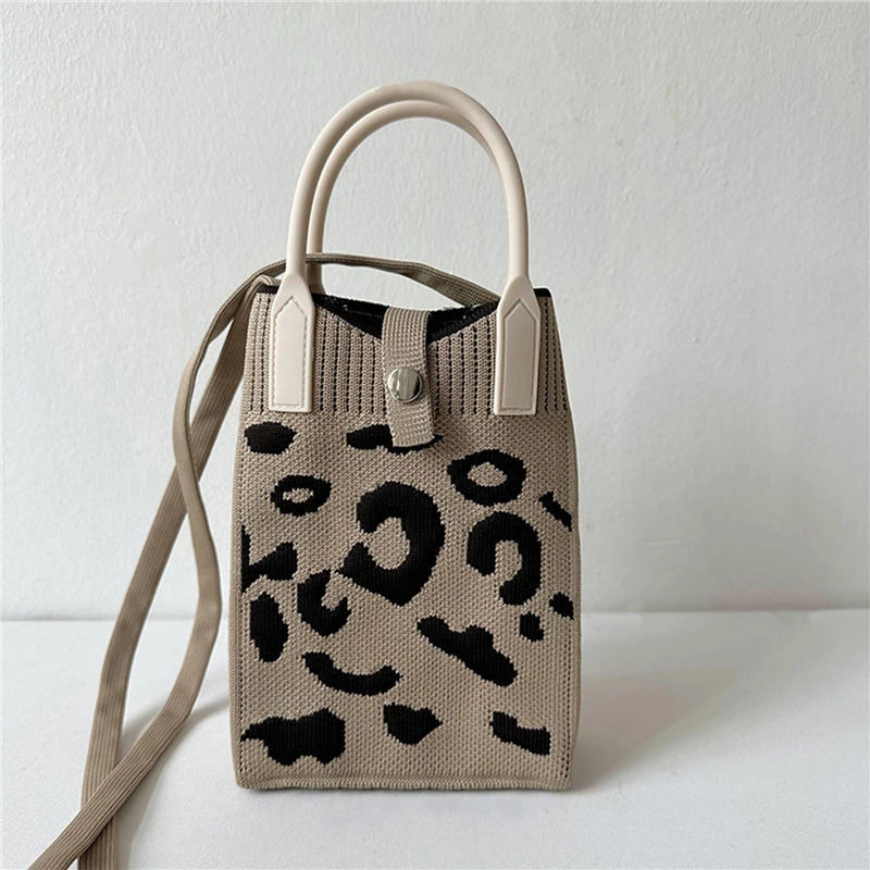 Mobile Phone Womens Bag Niche n Knitted Handbag Mini Fashion Crossbody 251110