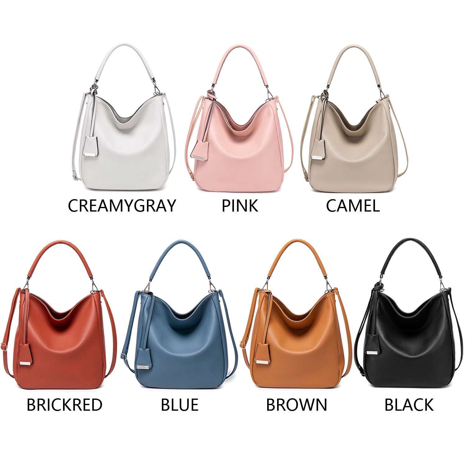 David Jones Soft Faux Leather Tote Bag Medium Ladies Top-Handle Bags Fashion Handbags For Women Designer Satchel