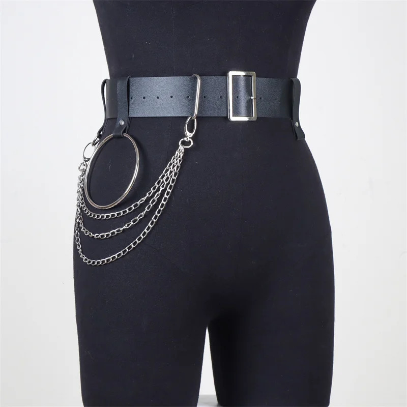 Belt Fashion Binding Womens Sexy Strap Punk Chain Leather Large Oring Underwear Sword 250410