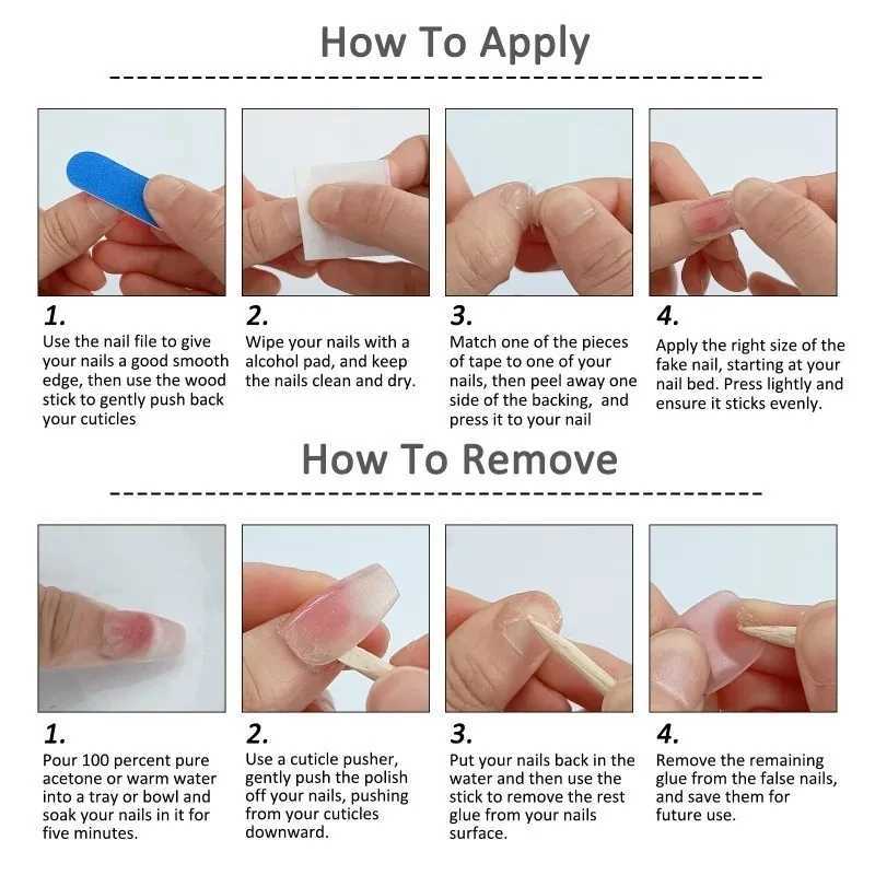 24 pieces of short duckbill fake nails wearable blue French fake nails Star Flash Rhinestone decoration gradient y2k nail press nails W250410