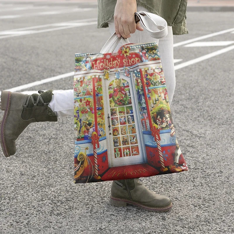 Travel pouch tote bags for women organizer Shopper bag canvas Cosmetic makeup Storage 251110