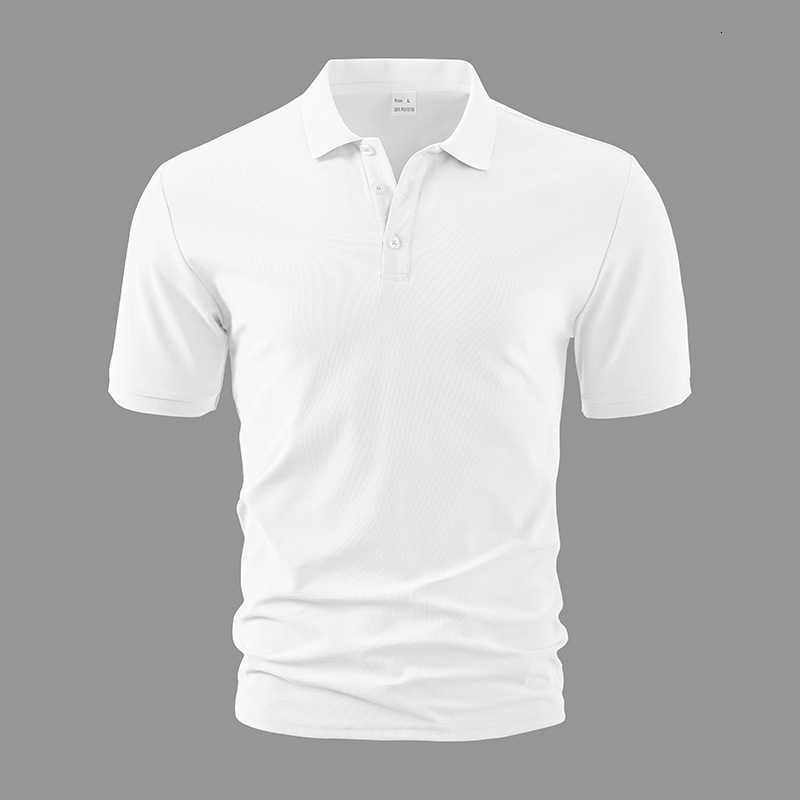 Multi color summer collar sport mens polo shirt casual mens solid color short sleeved T-shirt