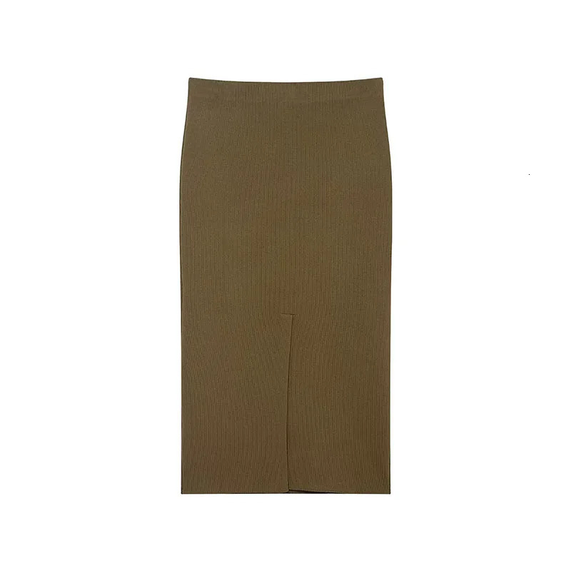 Women Knitted Midi Skirts Two Piece Sets Chic Fashion Belt Knit Cardigan Coat Womens Suits Autumn Winter Woman Outfits 251110