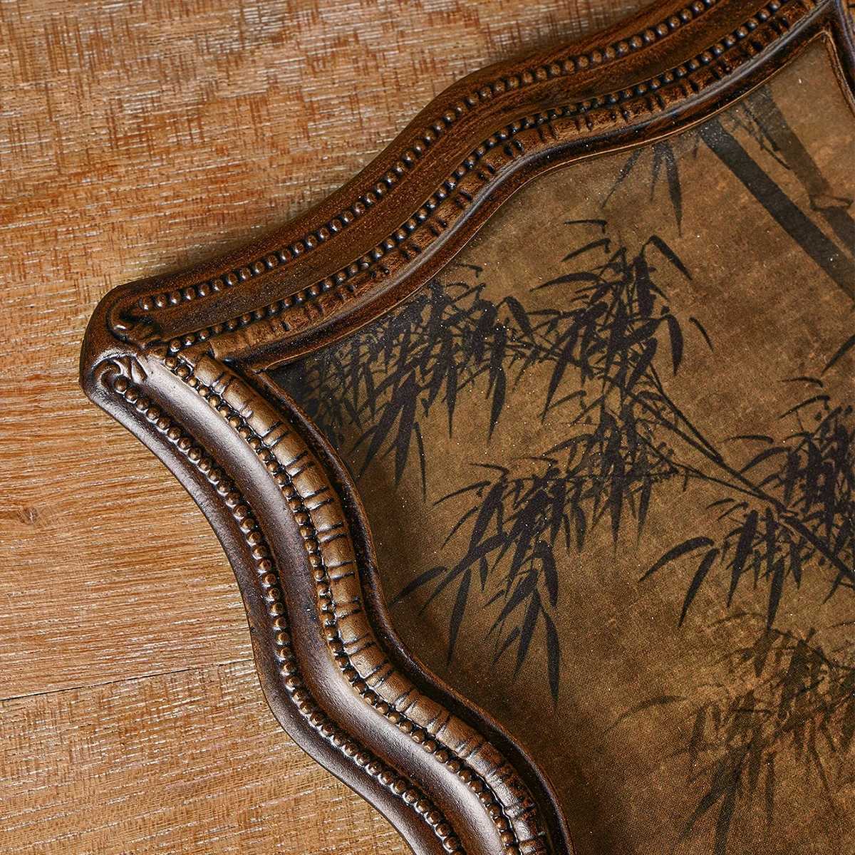 1PC curved resin porch decorative frame suitable for bedroom study desk photo decoration L251110 H260306