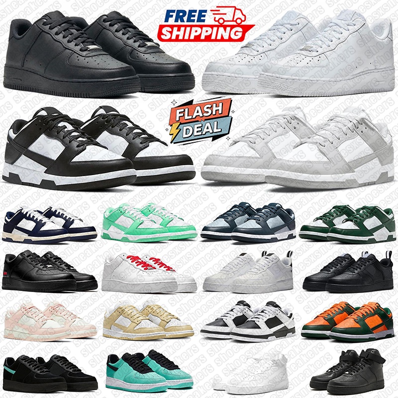 designer Shoes af1s airforc forc 1 for men women White black Low Trendy Board Shoes Lightweight Breathable Mens Casual Shoes