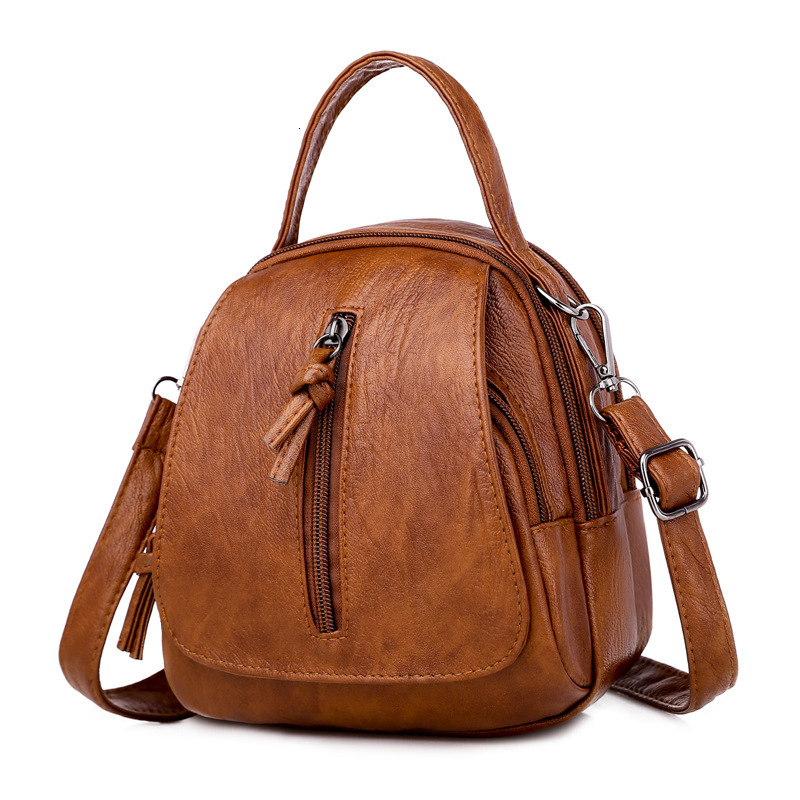 Women's Crossbody European and American Fashion Trend New Phone Soft Leather Texture Multi-compartment Shoulder Bag Coin Purse