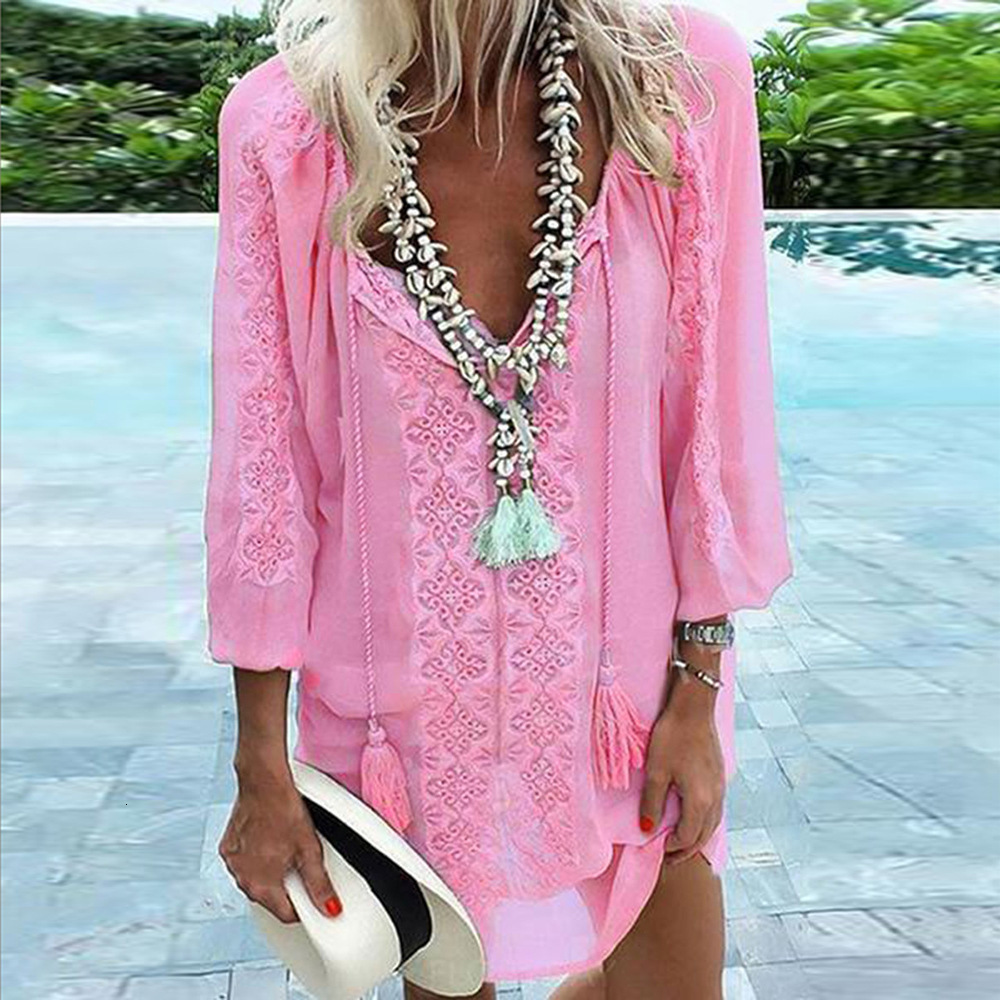 Chiffon patchwork long sleeved loose oversized top chiffon skirt