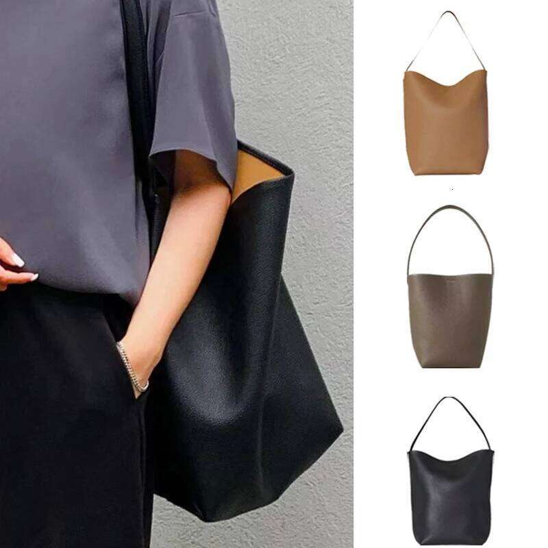 MENDY Bucket Large Women's Tote Shoulder Luxury Designer Genuine Leather Handbag Japanese Popular Bag Soft Row