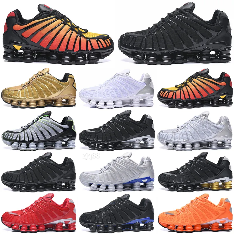 sho tl r4 men women running shoes Triple Black White Silver Platinum Chrome Gold Wolf Grey mens trainers sports sneakers runners 36-46