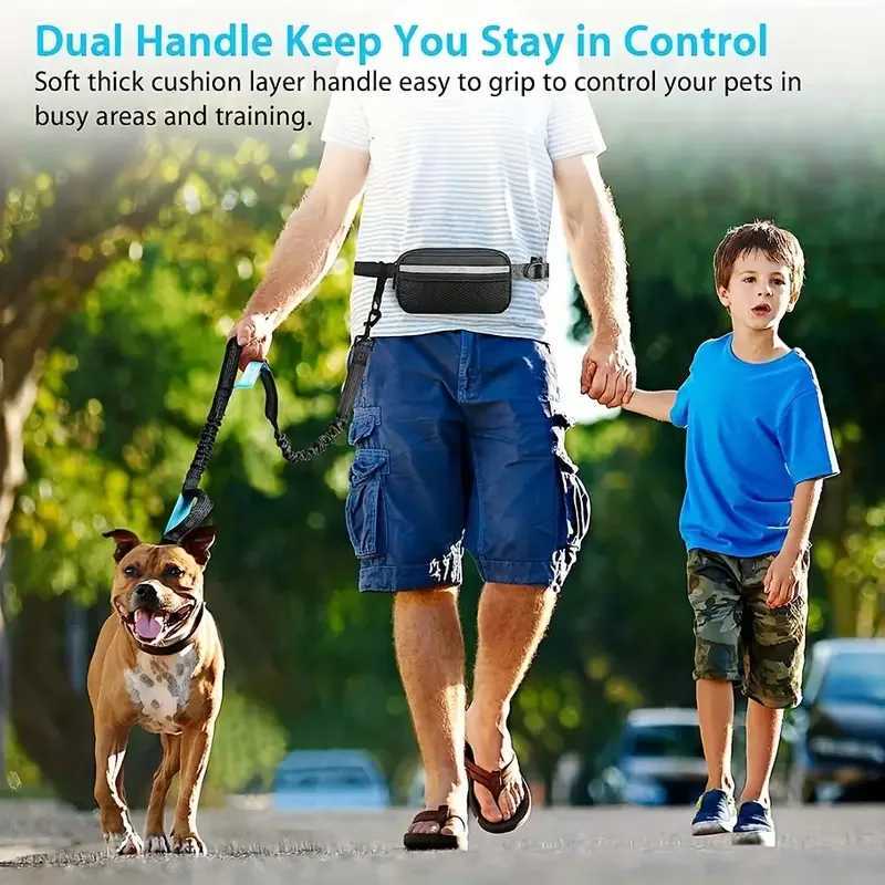Stay Hands-Free Safe with Our Adjustable Dog Running Leash - Perfect for Medium Large Dogs J251110